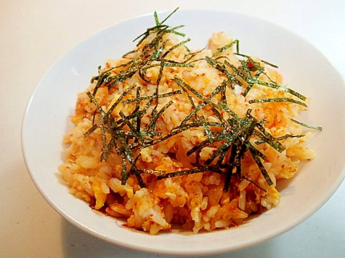 コンソメで 卵とキムチのチャーハン レシピ 作り方 By ぷ みぃまま 楽天レシピ コンソメで 卵とキムチのチャーハン レシピ 作り方 By ぷ みぃまま 楽天レシピ